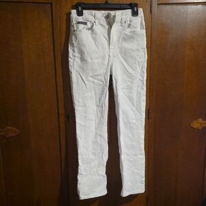 Calvin Klein White Denim Pants